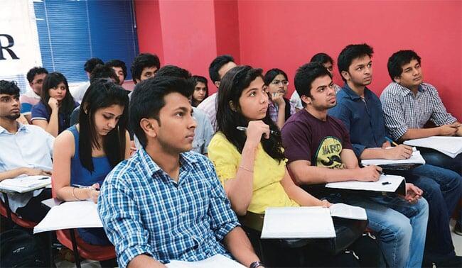 Students in class